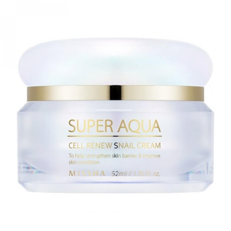 Intensīvs reģenerējošs krēms Missha Super Aqua Cell Renew Snail Cream