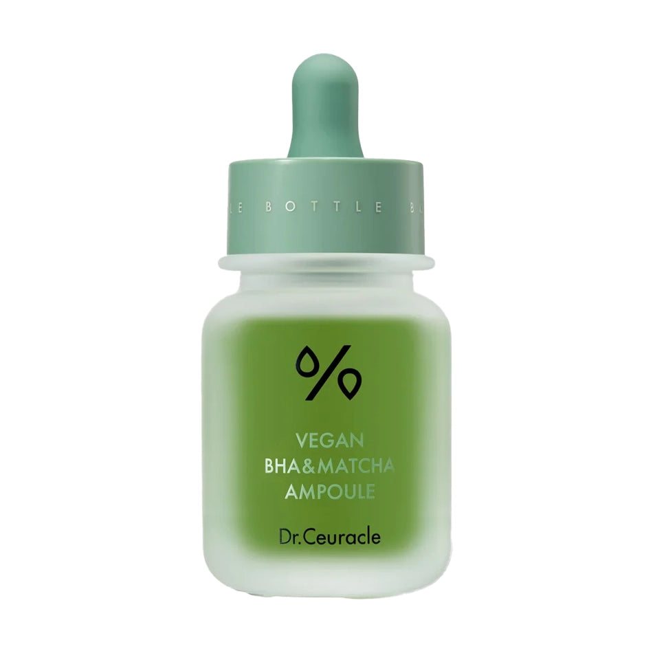 Sebumu regulējoša ampula ar BHA un matču Dr.Ceuracle Vegan BHA & Matcha Ampoule