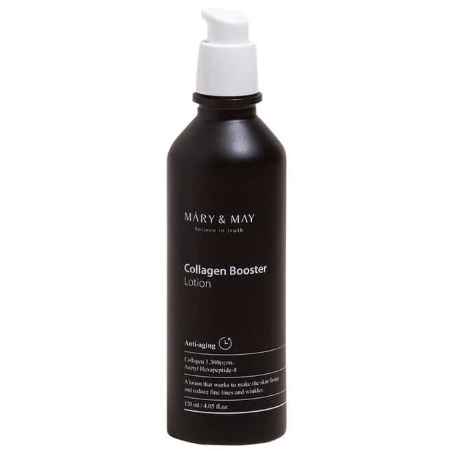 Pretnovecošanas pastiprinošs losjons ar kolagēnu un peptīdiem MARY&MAY Collagen Booster Lotion